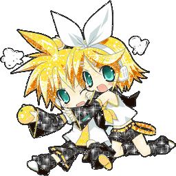 Rin and Len hugging